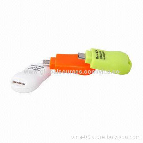 OTG Card Readers for Smartphone with USB2.0 and 1.1
